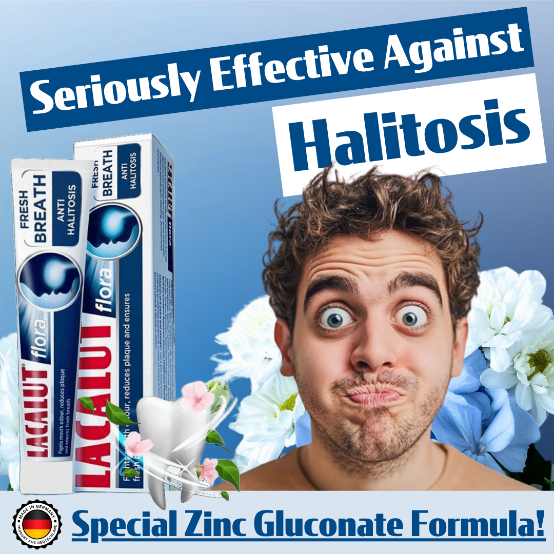 LACALUT® FLORA - Halitosis / Bad Breath Mouthwash - 2 x 300ml