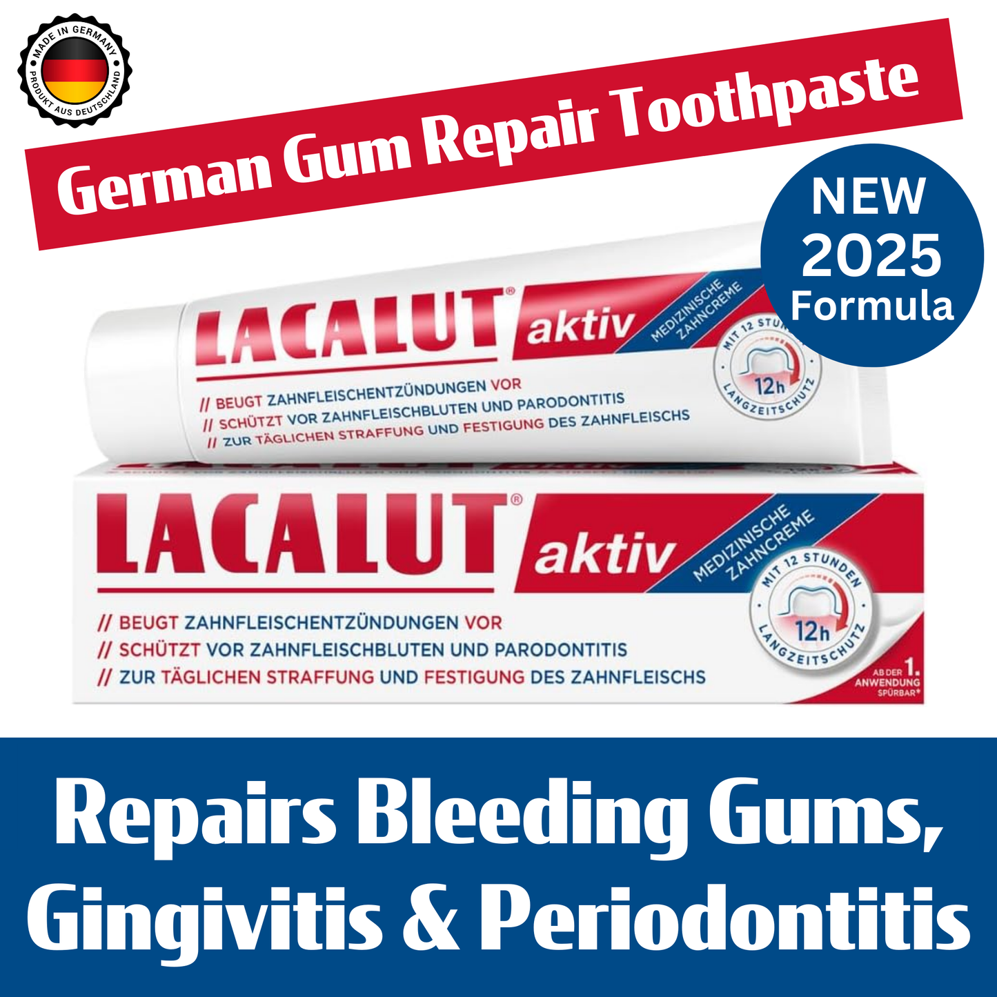 LACALUT® Aktiv 10ml Travel Size