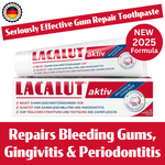 LACALUT® AKTIV 2-Part Bundle: Gingivitis Toothpaste, Mouthwash, & Toothbrush Bundle For Gum Disease (Copy) (view 2)