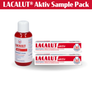*Limit 1 Per Person. LACALUT® Advanced Gum Care Sample Pack — 2× Travel Toothpaste + 1× Mouthwash