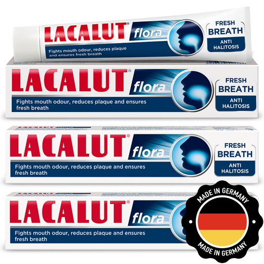 LACALUT® FLORA Halitosis Toothpaste - 3 x 75ml
