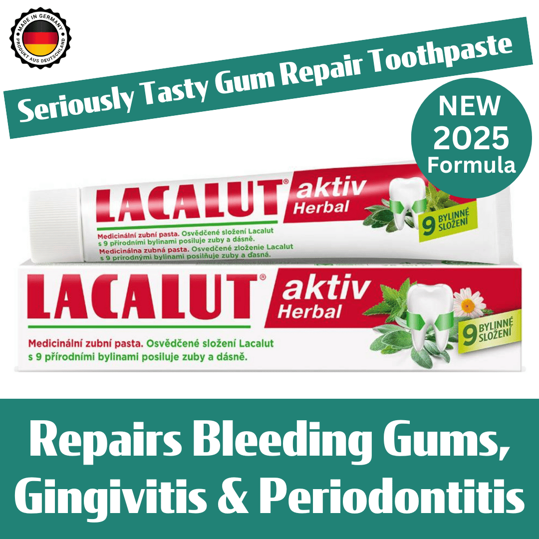 LACALUT® AKTIV HERBAL Gingivitis Toothpaste For Gum Disease - 75ml