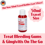Advanced Gum Care Mouthwash | Long-Lasting Fresh Clean | LACALUT® AKTIV 50ml Travel Size