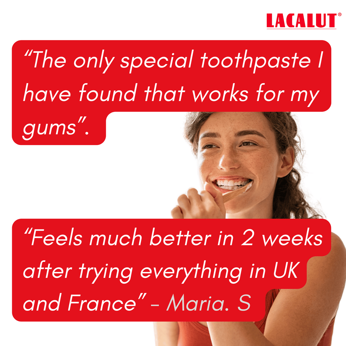 LACALUT® CDU Pack - 40 x 10ml Travel Size Gingivitis Toothpaste For Gum Disease (view 16)