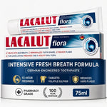LACALUT flora fresh breath toothpaste 75ml tube and box
