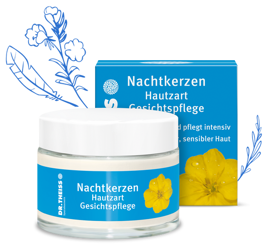 DR. THEISS Atopic Dermatitis Evening Primrose Facial Cream 50ml (7% Evening Primrose Oil / 1% Urea - Nachtkerzen Gesichtsplege Spezialpflege)