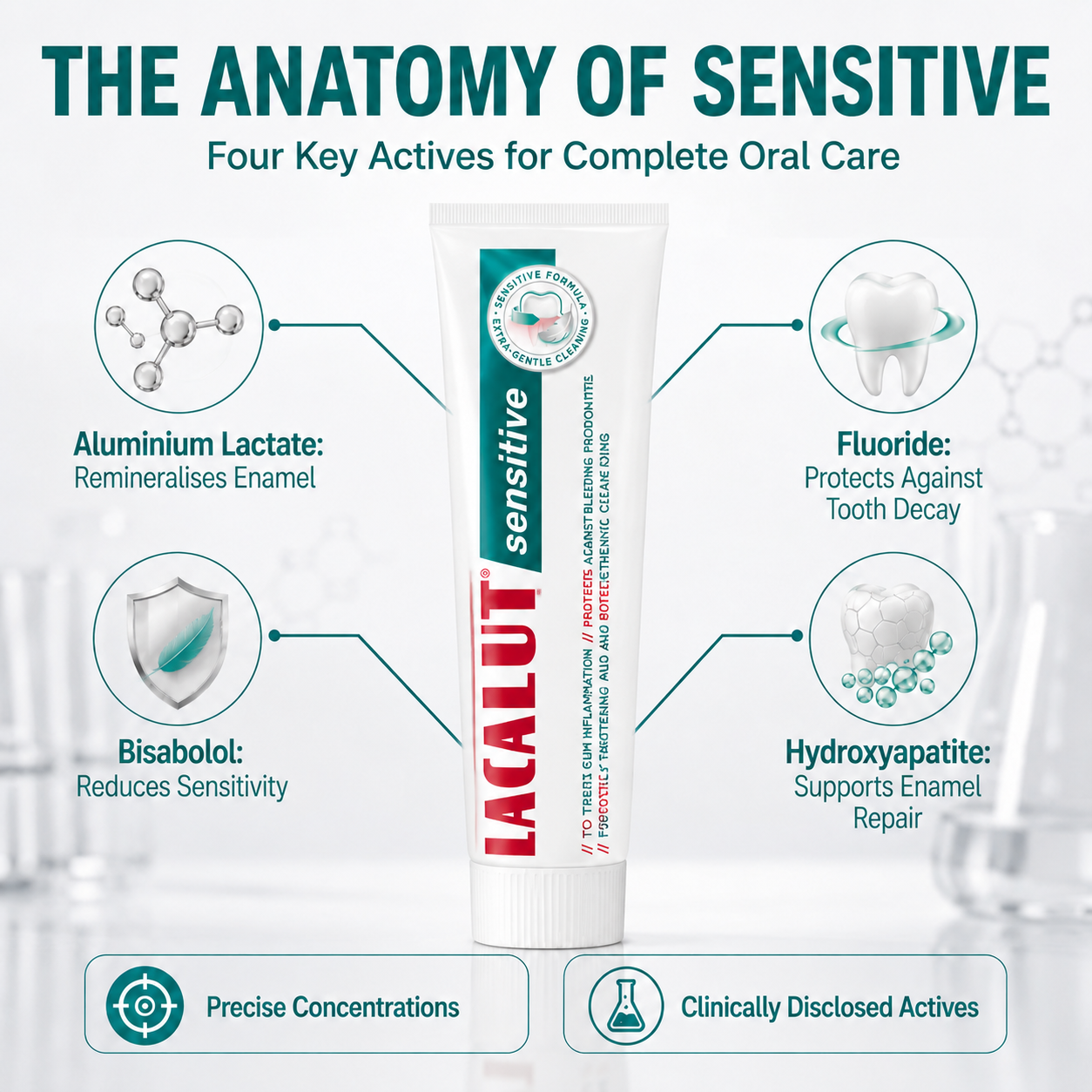LACALUT® SENSITIVE 75ml — Sensitivity Toothpaste For Sensitive Teeth (view 5)