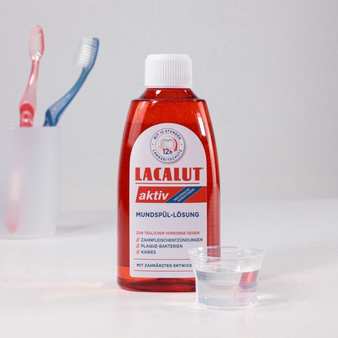 LACALUT® AKTIV Anti-Gingivitis Gum Repair Mouthwash - 50ml Bottles