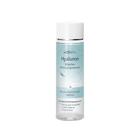 Hyaluron Micellar Cleansing Water with 3 in 1 Effect - No Rinsing  | Medipharma Cosmetics® Make-Up Cleanser 200ml
