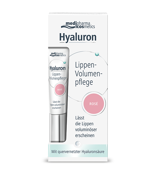 Hyaluronic acid lip volumizing cream rosé  | Medipharma Cosmetics® 7ml