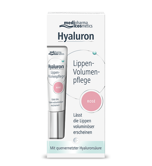 Hyaluronic acid lip volumizing cream rosé  | Medipharma Cosmetics® 7ml