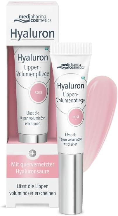 Hyaluronic acid lip volumizing cream rosé  | Medipharma Cosmetics® 7ml
