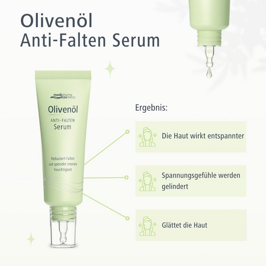 Olive oil Anti-Wrinkle Moisturising Serum  | Medipharma Cosmetics® 30ml