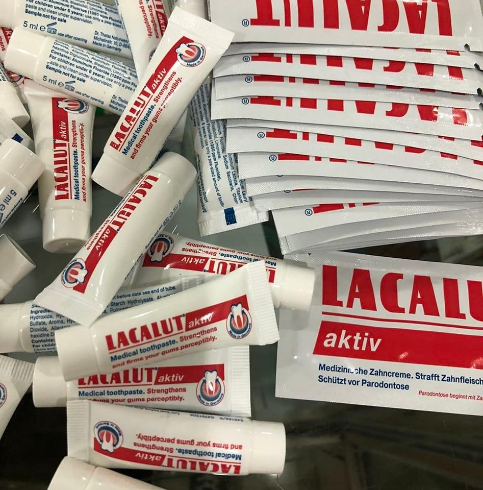 LACALUT® CDU Pack - 40 x 10ml Travel Size Gingivitis Toothpaste For Gum Disease (view 3)