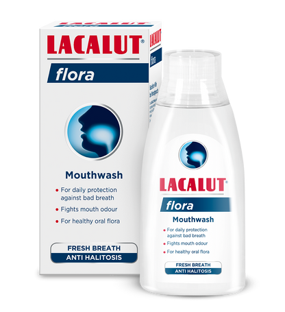 LACALUT® FLORA - Halitosis / Bad Breath Mouthwash - 2 x 300ml