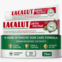 Advanced Gum Care Toothpaste | Aromatherapy Brushing Experience | LACALUT® HERBAL 75ml