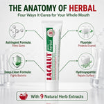 LACALUT HERBAL German toothpaste 75ml with botanical blend — view 5