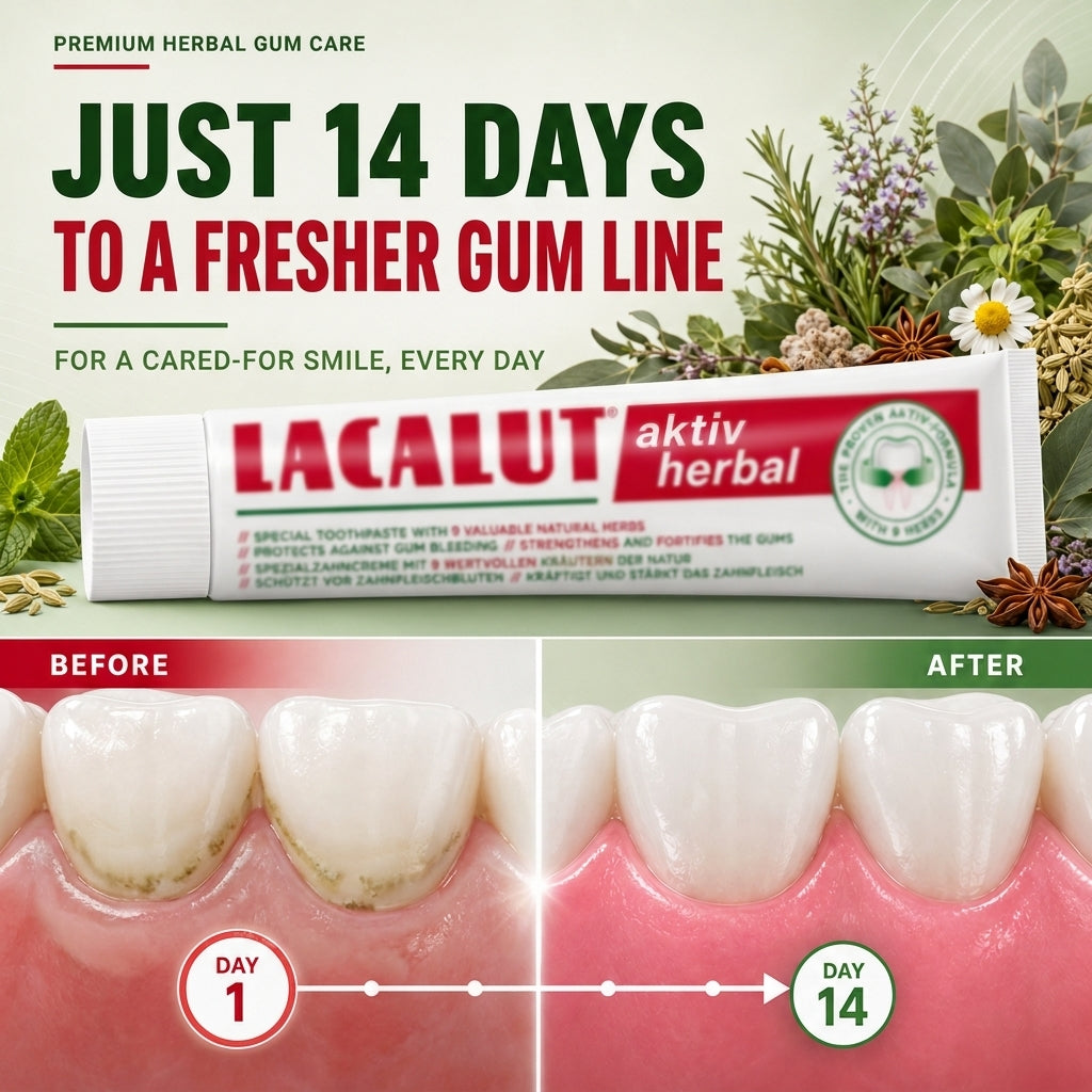 LACALUT HERBAL German toothpaste 75ml with botanical blend — view 6