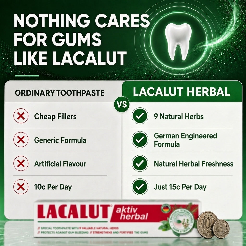 LACALUT HERBAL German toothpaste 75ml with botanical blend — view 7