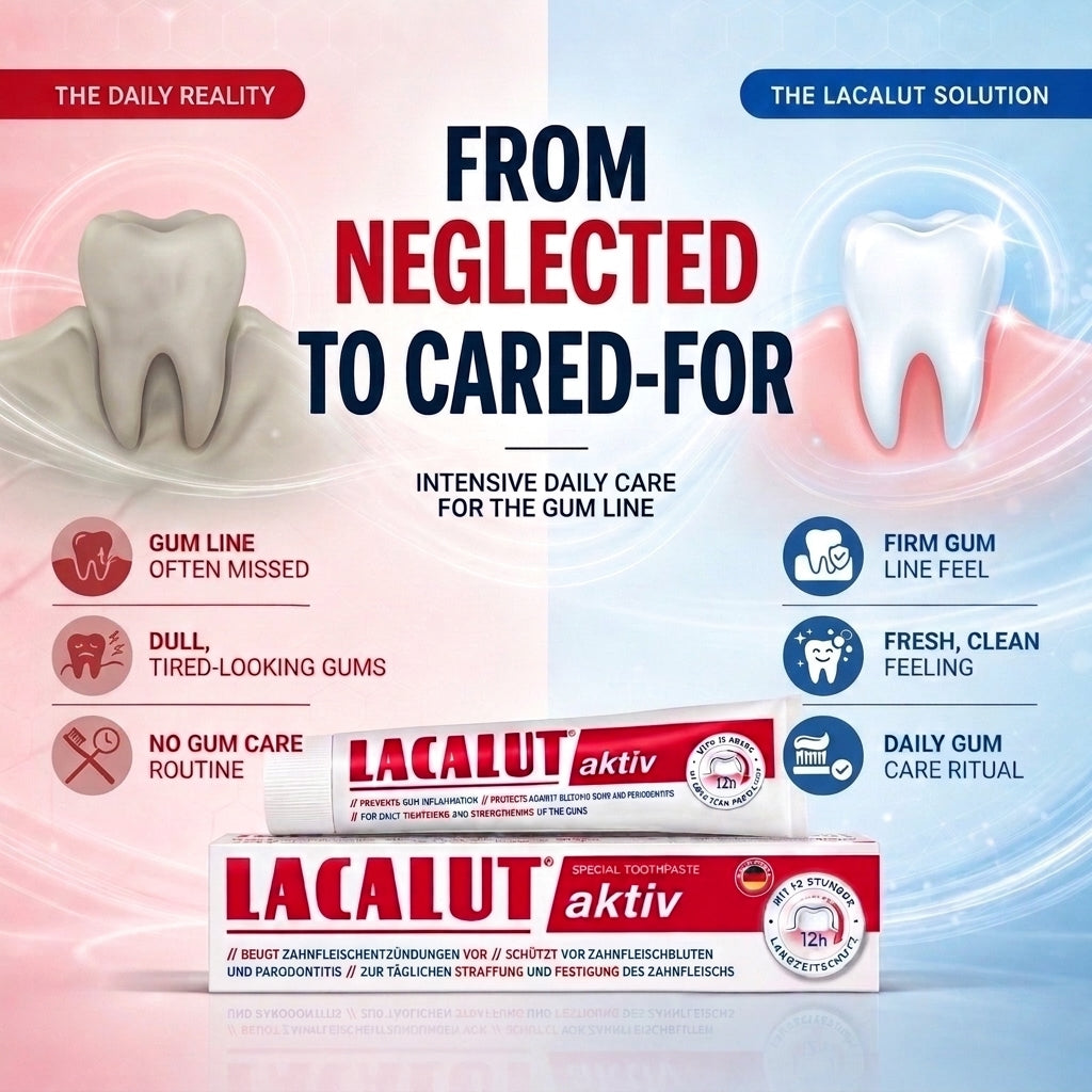 LACALUT AKTIV German gum-care toothpaste 75ml — view 2