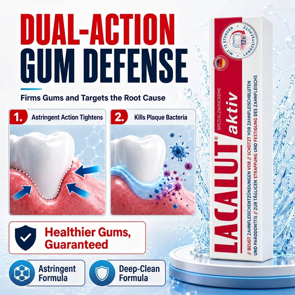 LACALUT AKTIV German gum-care toothpaste 75ml — view 3