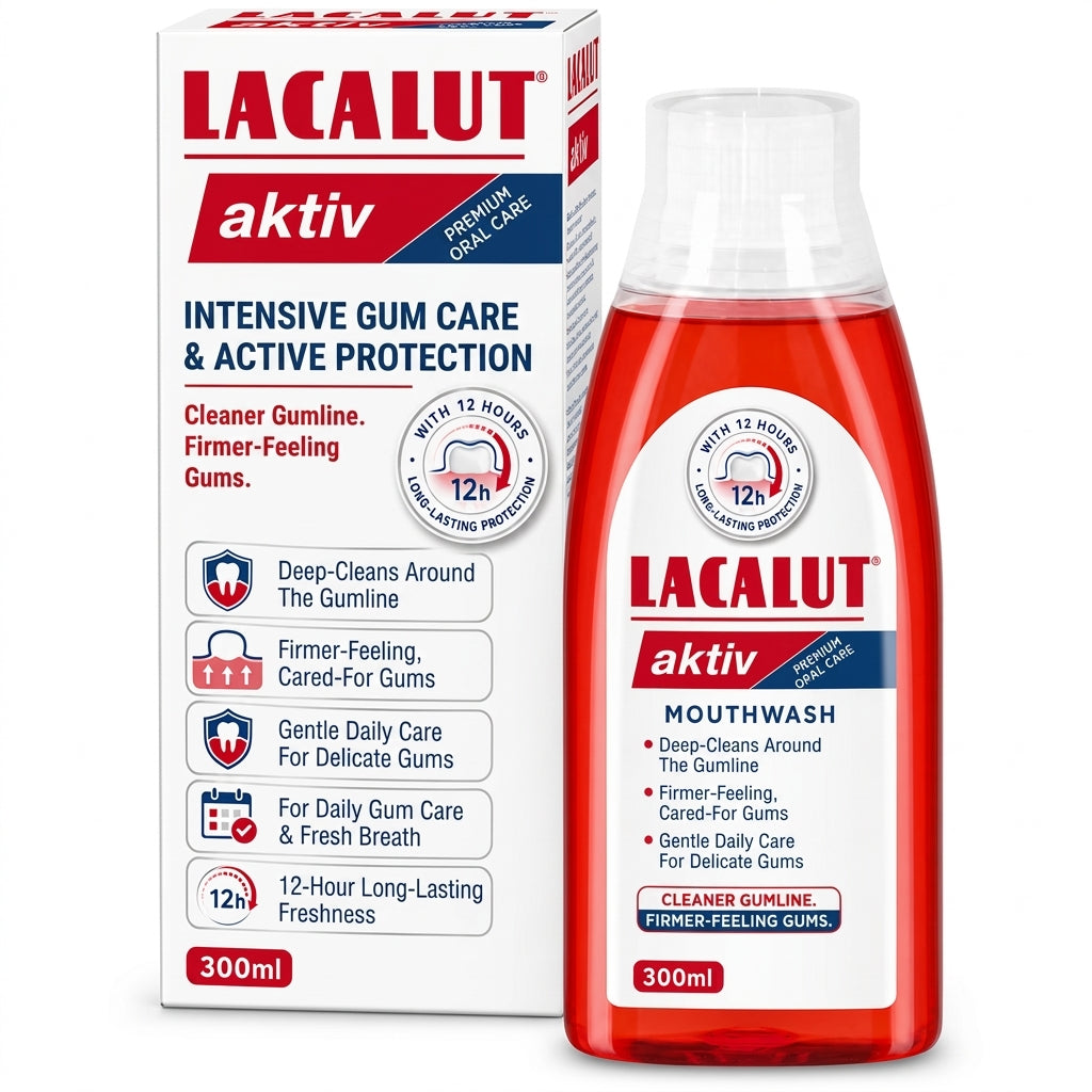 LACALUT AKTIV gum-care mouthwash 300ml