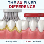 LACALUT AKTIV toothbrush with ultra-fine bristles for gentle gum-line cleaning — view 2