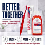 LACALUT AKTIV toothbrush with ultra-fine bristles for gentle gum-line cleaning — view 7