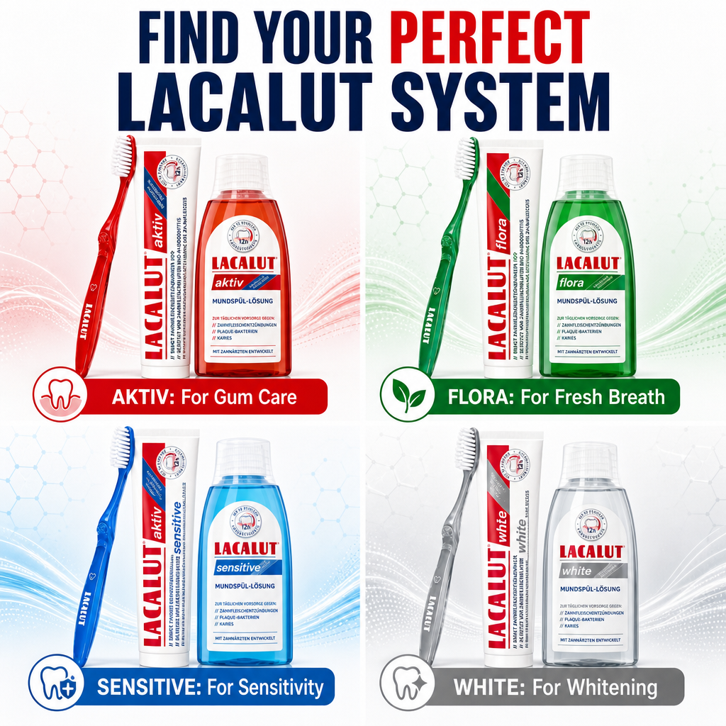 LACALUT AKTIV complete gum-care kit with toothpaste, toothbrush and mouthwash — view 8